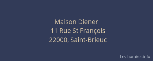Maison Diener