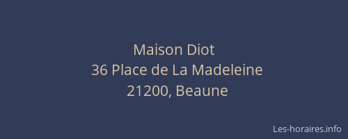 Maison Diot