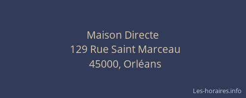 Maison Directe