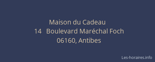 Maison du Cadeau