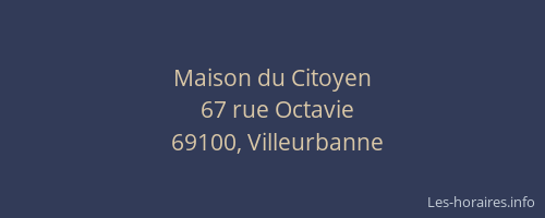 Maison du Citoyen