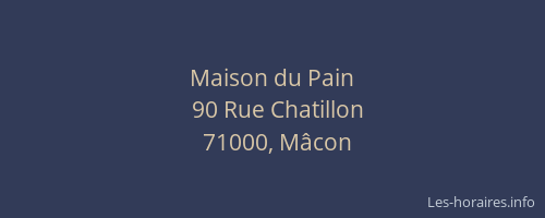 Maison du Pain
