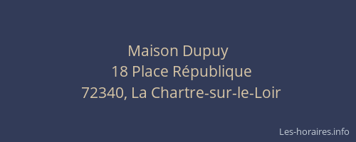 Maison Dupuy