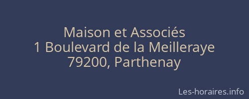 Maison et Associés