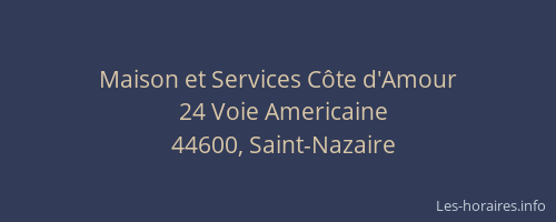 Maison et Services Côte d'Amour
