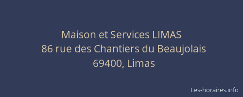 Maison et Services LIMAS