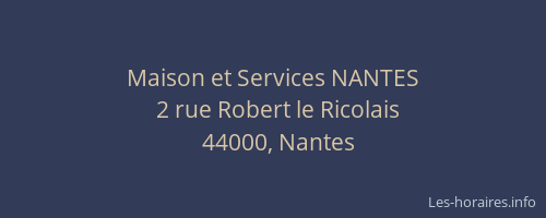 Maison et Services NANTES