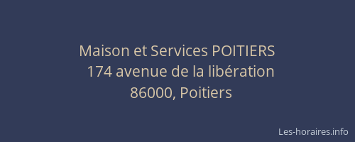 Maison et Services POITIERS