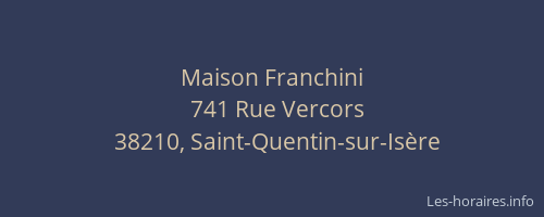 Maison Franchini