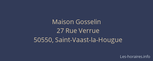 Maison Gosselin