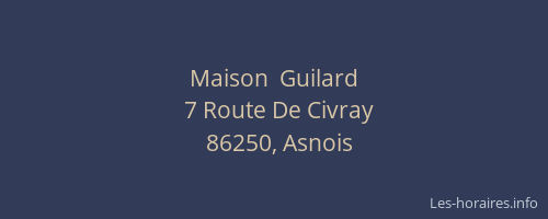 Maison  Guilard
