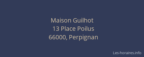 Maison Guilhot