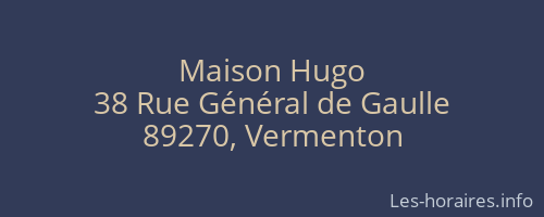 Maison Hugo
