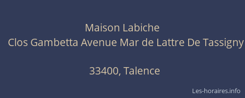 Maison Labiche