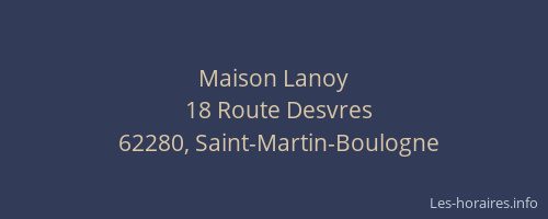 Maison Lanoy