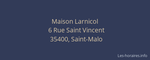 Maison Larnicol