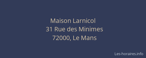 Maison Larnicol