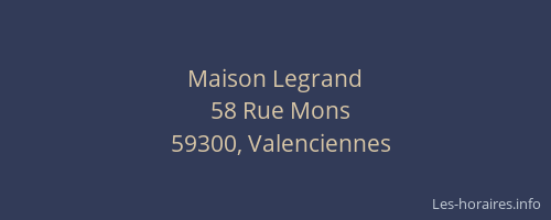 Maison Legrand