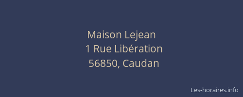 Maison Lejean
