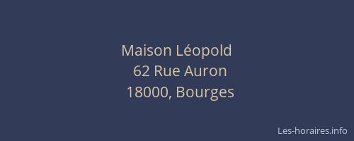 Maison Léopold