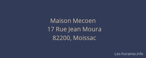 Maison Mecoen
