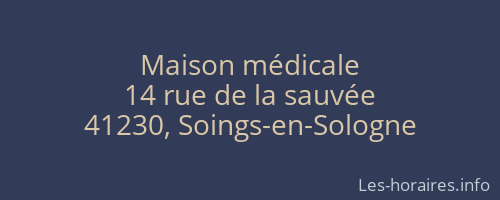 Maison médicale