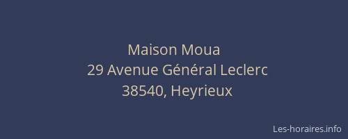 Maison Moua