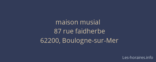 maison musial