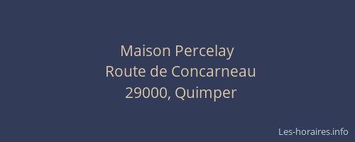 Maison Percelay