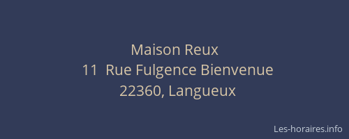 Maison Reux