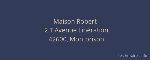 Maison Robert