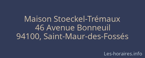 Maison Stoeckel-Trémaux