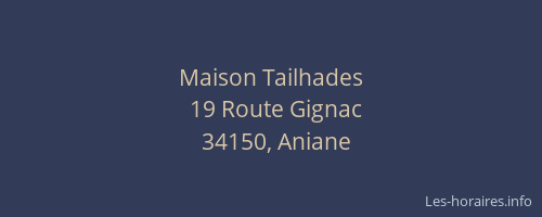 Maison Tailhades