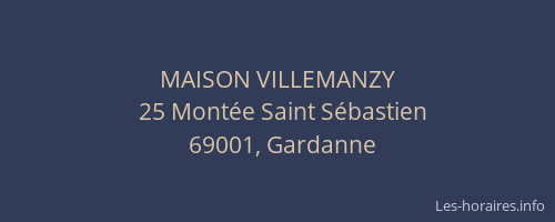 MAISON VILLEMANZY