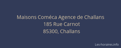 Maisons Coméca Agence de Challans