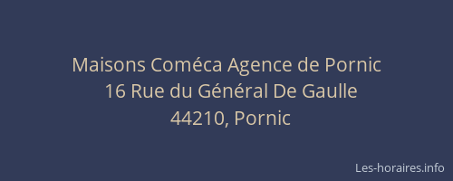 Maisons Coméca Agence de Pornic