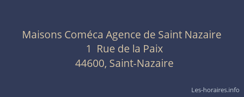 Maisons Coméca Agence de Saint Nazaire