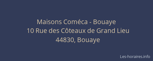 Maisons Coméca - Bouaye