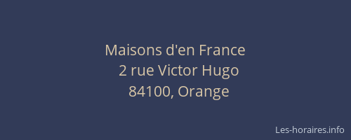 Maisons d'en France