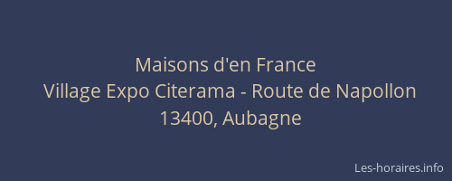 Maisons d'en France
