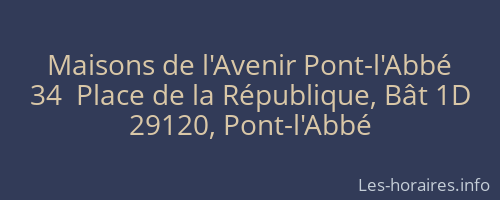 Maisons de l'Avenir Pont-l'Abbé
