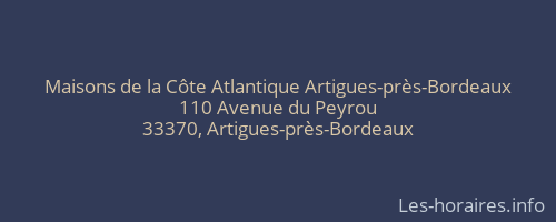 Maisons de la Côte Atlantique Artigues-près-Bordeaux