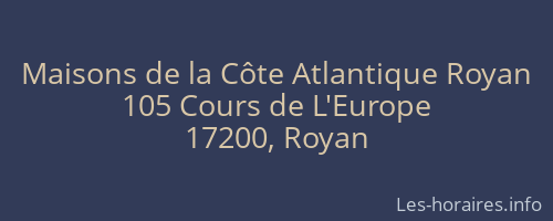 Maisons de la Côte Atlantique Royan