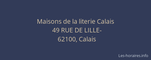 Maisons de la literie Calais