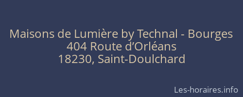 Maisons de Lumière by Technal - Bourges