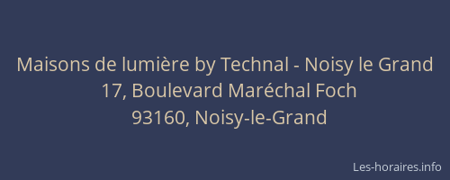 Maisons de lumière by Technal - Noisy le Grand