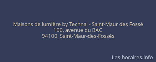 Maisons de lumière by Technal - Saint-Maur des Fossé