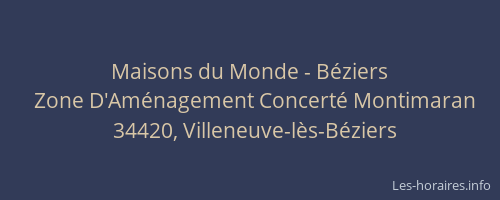 Maisons du Monde - Béziers