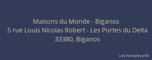 Maisons du Monde - Biganos