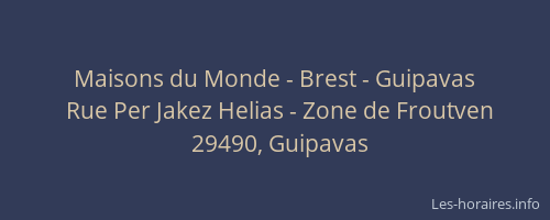 Maisons du Monde - Brest - Guipavas